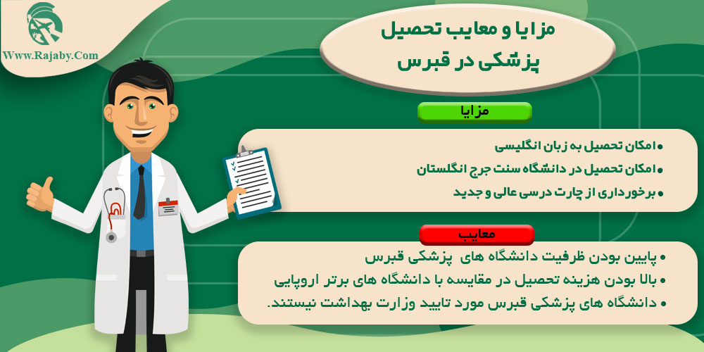 تحصیل پزشکی و دندانپزشکی در قبرس مزایا و معایب تحصیل پزشکی در قبرس