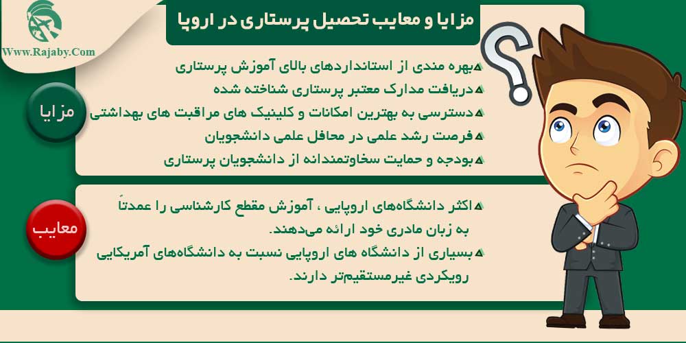 تحصیل رشته پرستاری در اروپا مزایا و معایب تحصیل پرستاری در اروپا