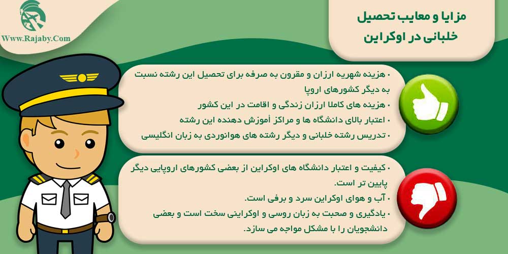 تحصیل رشته خلبانی در اوکراین مزایا و معایب تحصیل خلبانی در اوکراین