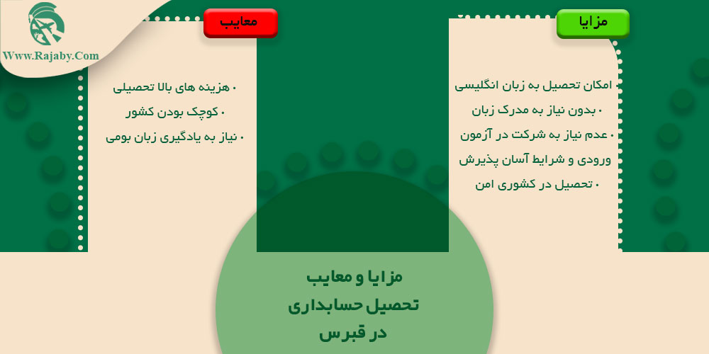 تحصیل رشته حسابداری در قبرس مزایا و معایب تحصیل حسابداری در قبرس