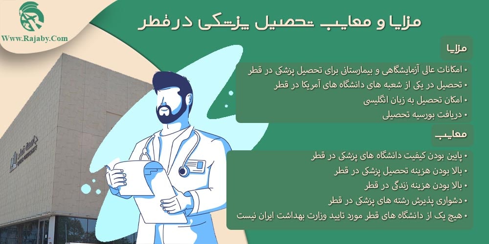 تحصیل پزشکی و دندانپزشکی در قطر مزایا و معایب تحصیل پزشکی در قطر
