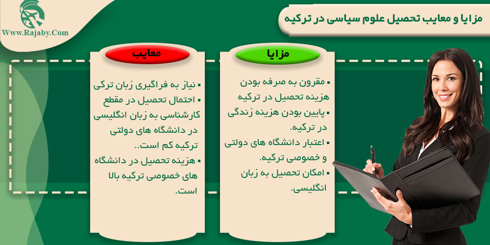 تحصیل رشته علوم سیاسی در ترکیه مزایا و معایب تحصیل علوم سیاسی در ترکیه