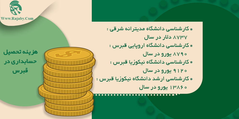 تحصیل رشته حسابداری در قبرس هزینه تحصیل حسابداری در قبرس