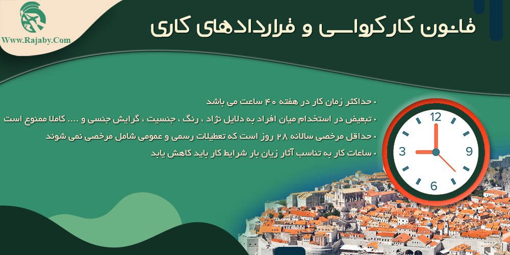 کار در کرواسی قانون کار کرواسی و قراردادهای کاری