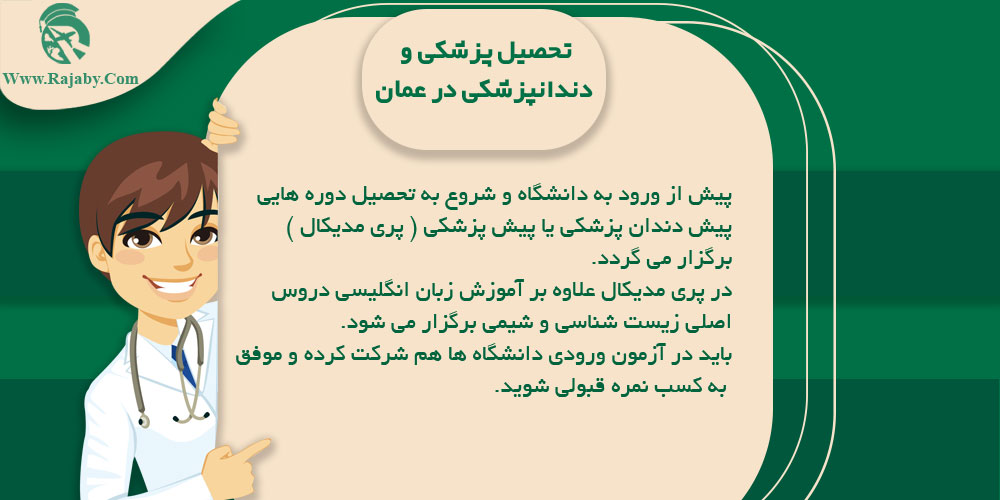 تحصیل پزشکی و دندانپزشکی در عمان تحصیل پزشکی و دندانپزشکی در عمان