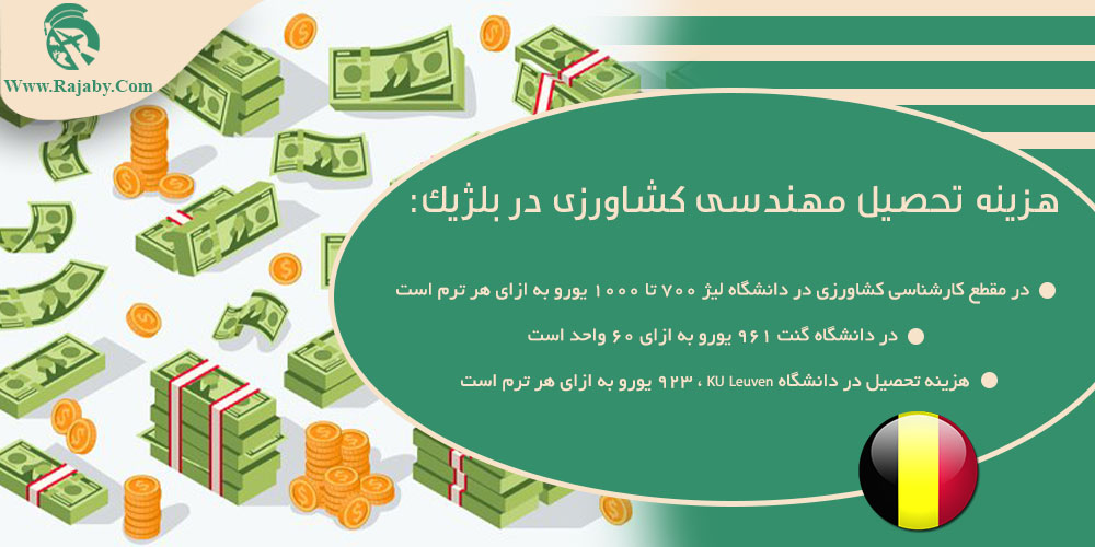 تحصیل رشته مهندسی کشاورزی در بلژیک هزینه تحصیل مهندسی کشاورزی در بلژیک