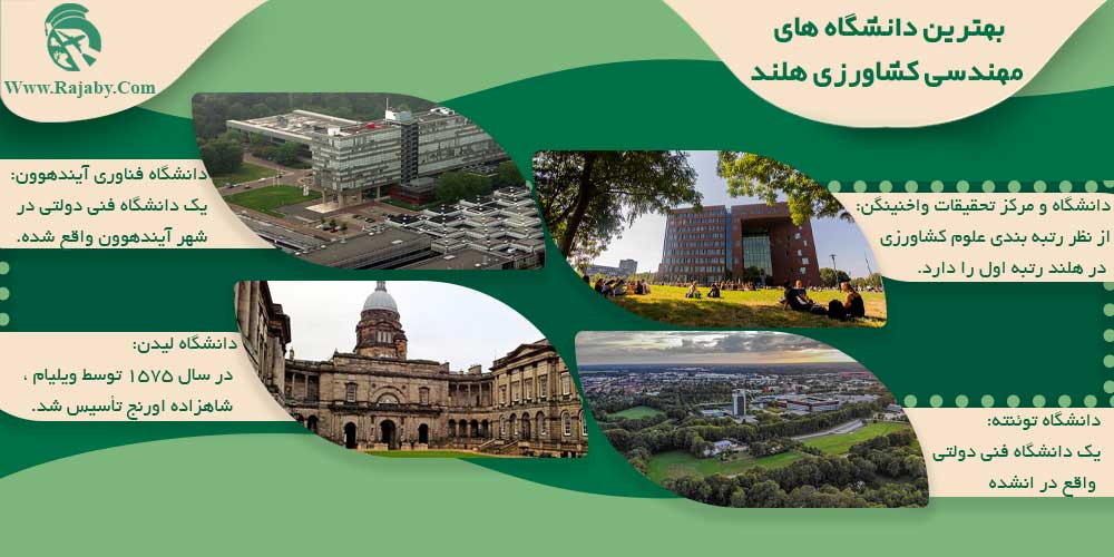 تحصیل رشته مهندسی کشاورزی در هلند بهترین دانشگاه های مهندسی کشاورزی هلند