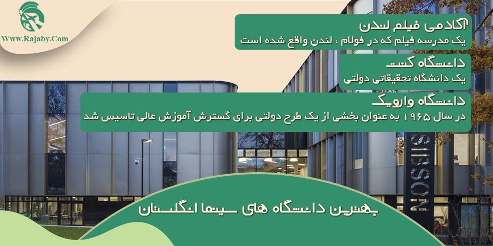 تحصیل رشته سینما در انگلستان بهترین دانشگاه های سینما انگلستان