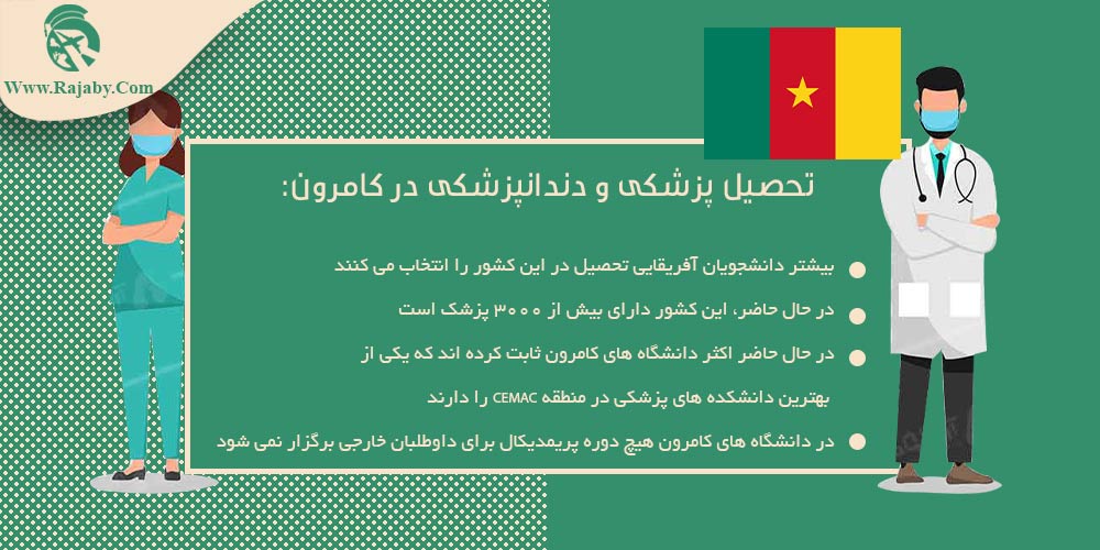 تحصیل پزشکی و دندانپزشکی در کامرون تحصیل پزشکی و دندانپزشکی در کامرون