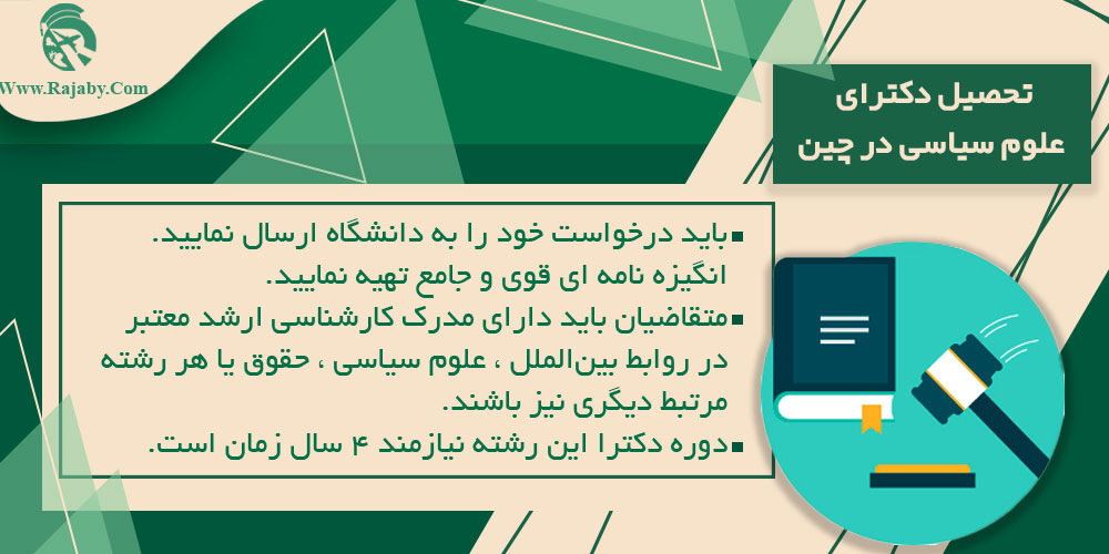 تحصیل رشته علوم سیاسی در چین تحصیل دکترا علوم سیاسی در چین