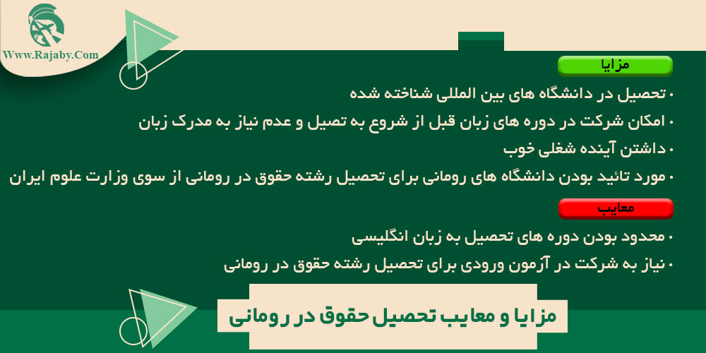 تحصیل رشته حقوق در رومانی مزایا و معایب تحصیل حقوق در رومانی