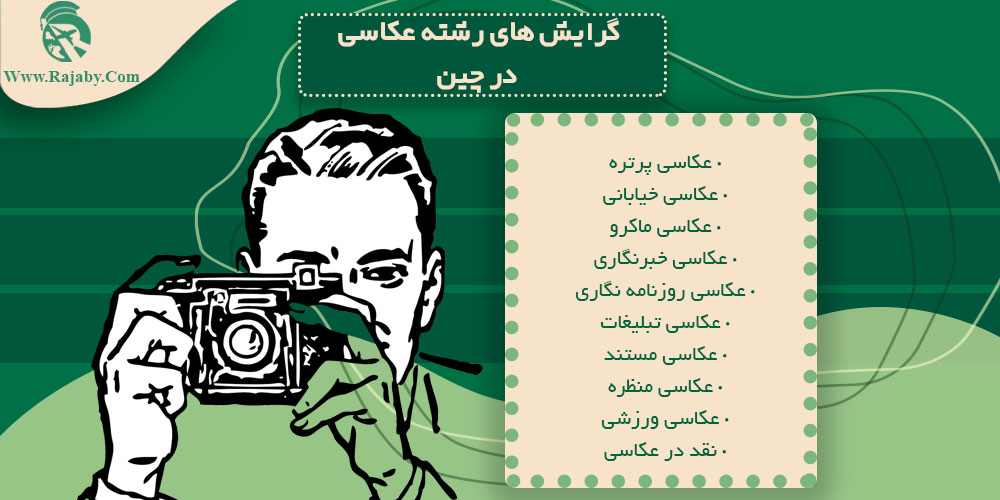 تحصیل رشته عکاسی در چین گرایش های رشته عکاسی در چین