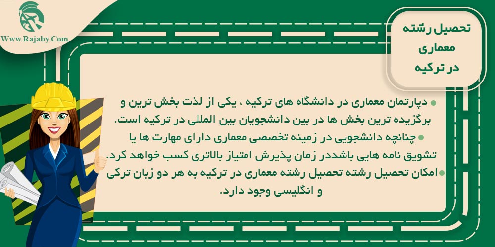 تحصیل رشته معماری در ترکیه تحصیل رشته معماری در ترکیه