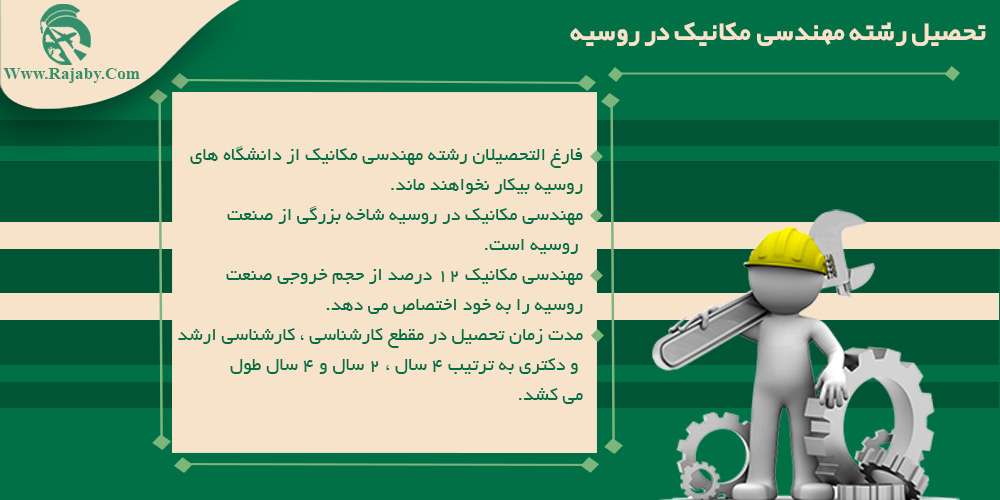 تحصیل رشته مهندسی مکانیک در روسیه تحصیل رشته مهندسی مکانیک در روسیه