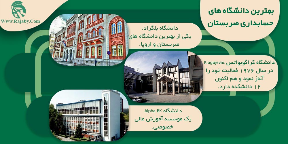 تحصیل رشته حسابداری در صربستان بهترین دانشگاه های حسابداری صربستان