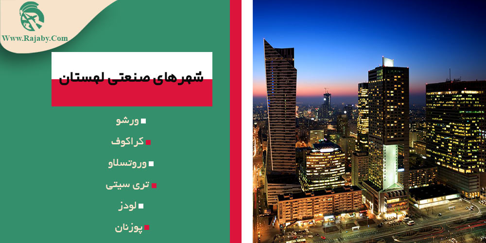 اطلاعات کشور لهستان شهرهای صنعتی لهستان