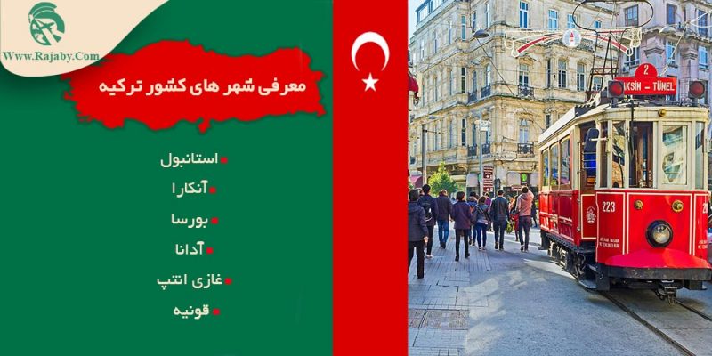 معرفی شهر های کشور ترکیه