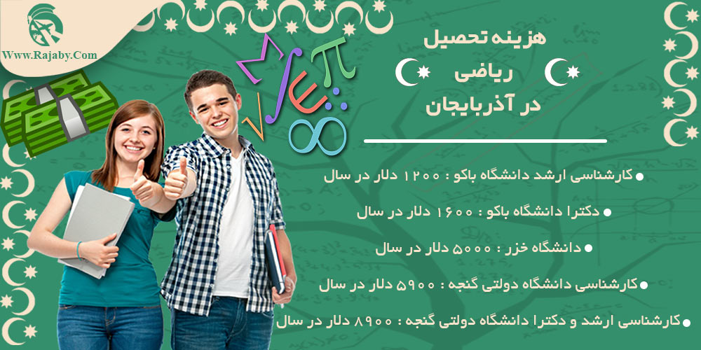 تحصیل رشته ریاضیات در آذربایجان هزینه تحصیل ریاضی در آذربایجان