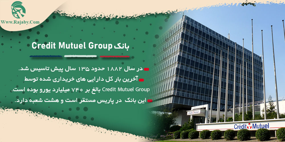 10 شرکت و بانک مهم فرانسه بانک Credit Mutuel Group