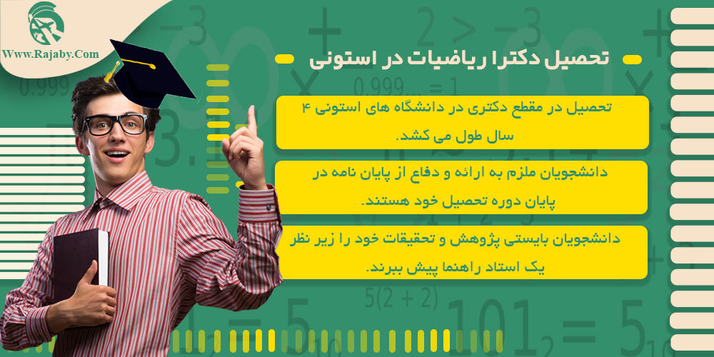 تحصیل رشته ریاضیات در استونی تحصیل دکترا ریاضیات در استونی