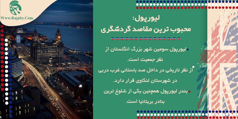 معرفی شهر های کشور انگلستان لیورپول از محبوب ترین مقاصد گردشگری
