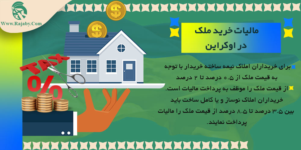 اجاره و خرید ملک در اوکراین مالیات خرید ملک در اوکراین