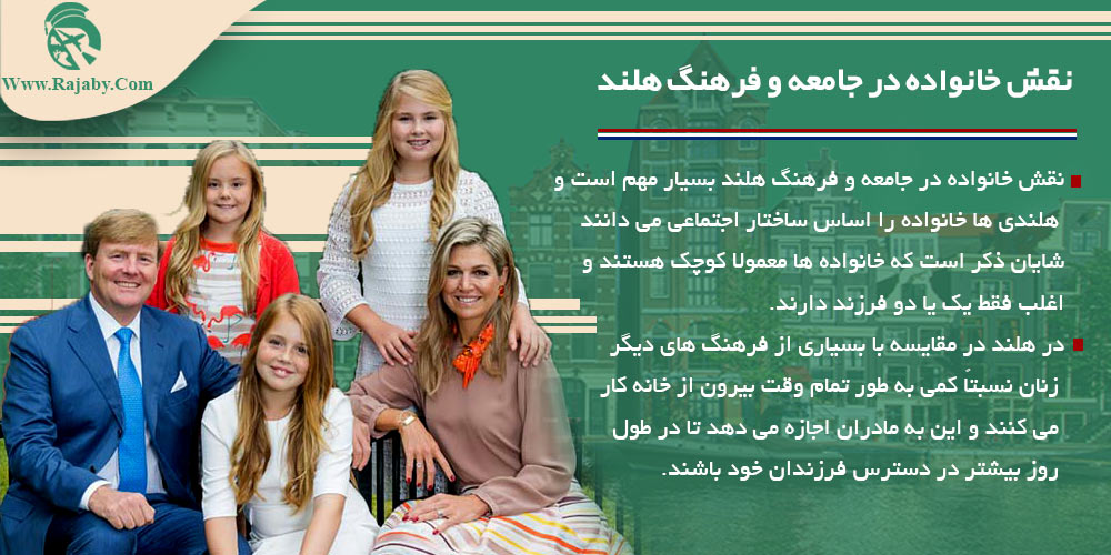 فرهنگ ، آداب و رسوم مردم هلند نقش خانواده در جامعه و فرهنگ هلند