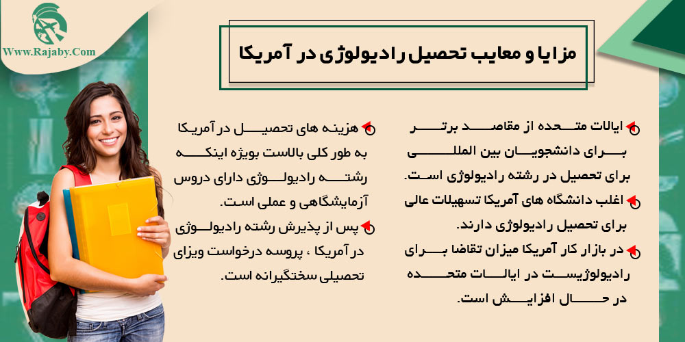 تحصیل رشته رادیولوژی در آمریکا مزایا و معایب تحصیل رادیولوژی در آمریکا