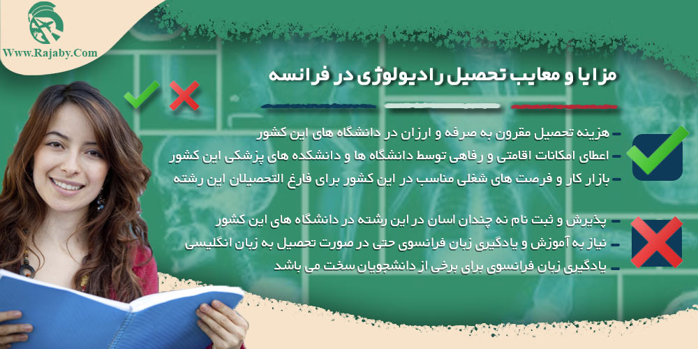 تحصیل رشته رادیولوژی در فرانسه مزایا و معایب تحصیل رادیولوژی در فرانسه