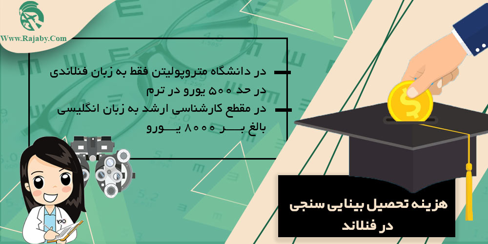 تحصیل رشته بینایی سنجی در فنلاند هزینه تحصیل بینایی سنجی در فنلاند